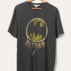 Batman Bat Signal Comida Chatarra Ropa Camiseta Nueva Para Hombre Unisex XL Nueva Gris Negra - Imagen 1 de 4