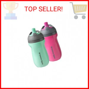 Tommee Tippee Insulated Sportee Bottle, 9oz, No Spill Toddler Water Bottle For 1 - Picture 1 of 2