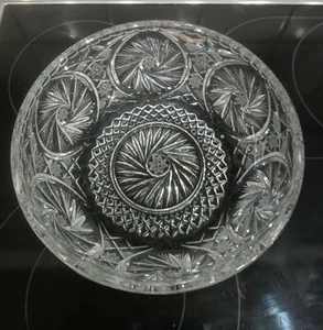 Alte Bleikristall Schale Nr. 1 - Glasschale - handgeschliffen - 2,3KG  - Bild 1 von 5