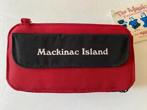 Mackinac Island 'The Magic Bag' Expandable Bag Red Shoulder Wallet to Tote Bag - Picture 1 of 7