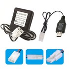 7.2V 9.6V 2Pin Power Charger for NiCd NiMH Battery 220-240V EU Plug for RC Toy