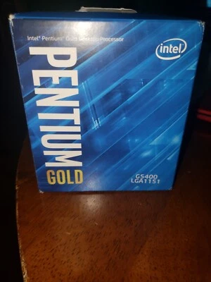 Intel Pentium Gold Dual Core G5400 Desktop 3.7GHz LGA1151 SR3Χ9 - Image 1 of 4