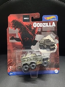 2022 Mattel Hot Wheels Character Cars GODZILLA Movie 1:64 Scale Green Toho Truck - Picture 1 of 6