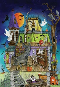 Vermont Christmas Company Spooky Halloween  100 Piece Jigsaw Puzzle - Picture 1 of 4