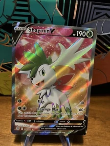 Pokemon Shaymin V 152/172 Brillian Stars Full Art Ultra Rare Holo NM/M - Picture 1 of 2