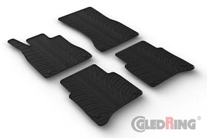 Alfombrillas de goma para todo tipo de clima para Mercedes Clase S V223 2021-2024 - 4 piezas negras - Imagen 1 de 1