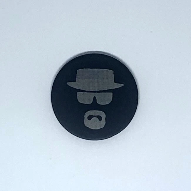 Breaking Bad Heisenberg Golf Ball Marker Novelty Gift Laser