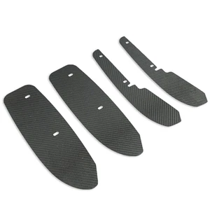 AP Design Gloss Carbon Front/Rear Mud Flap/Arch Guards Kit BMW 3 Series G20 G21 - Picture 1 of 8