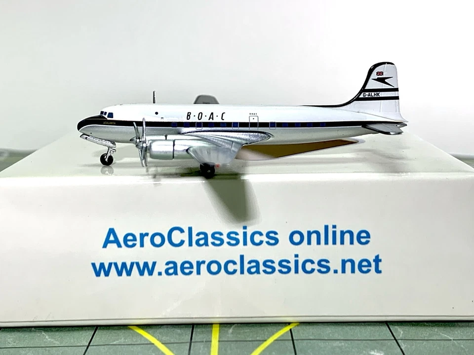 AeroClassics 1:400 B.O.A.C CL-4 Argonaut DC-4 G-ALHK - Image 1 of 1