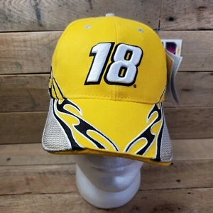 NASCAR M&M's Racing #18 Kyle Busch Chase Authentics Ebroidered Strapback Cap Hat - Picture 1 of 7