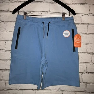 Wonder Nation Boys Blue Cotton Lounge Shorts Size XXL 18 Pockets Drawstring NWT - Picture 1 of 4