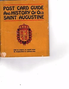 St. Augustine, Florida Postcard book H.J. Usinac 1928  6 Unused only 1  on ebay  - Picture 1 of 7