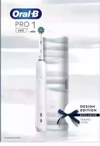 Oral-B Pro 1 680 Design Edition Rechargeable Electric Toothbrush - White. *NEW** - Picture 1 of 8
