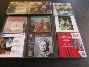 HANDEL - Sonatas/Messiah/Arias - 9 x CD Job lot - Mackerras/Pinnock/Petri/Horne - Picture 1 of 13
