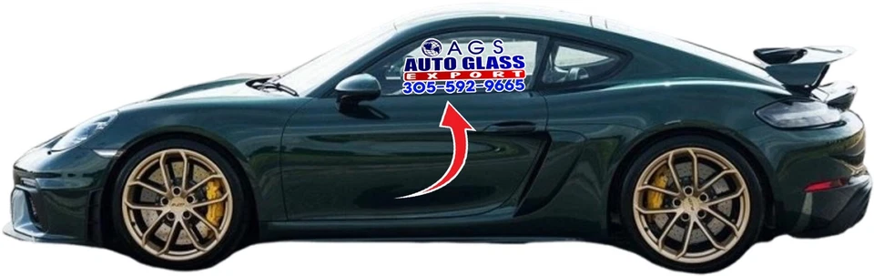 2014-2024 Porsche Cayman 2 puertas cupé puerta delantera izquierda vidrio solar FD26124GTN Foto 1 de 1