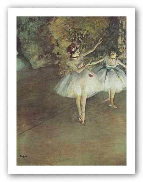 Impresión artística del museo Edgar Degas de 1877 de dos bailarines 242x18 Foto 1 de 1