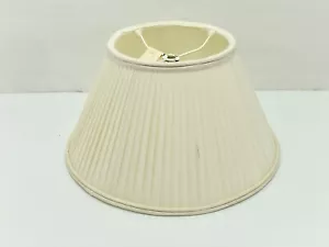 Gebrauchter runder Lampenschirm-Rahmen zum Wiederherstellen. 7x13x7". LS-182 - Bild 1 von 9