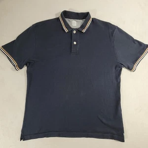 Camisa polo ELEVENTY platino para hombre grande azul marino cuello en contraste manga corta - Imagen 1 de 12