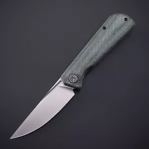 Petrified Fish Viking Green micarta PFP07GRMS - Picture 1 of 3