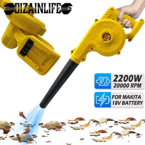 2 in 1 Cordless Air Blower Vacuum Cleaner Leaf Blower Electric Dust Collector Le - Picture 1 of 7
