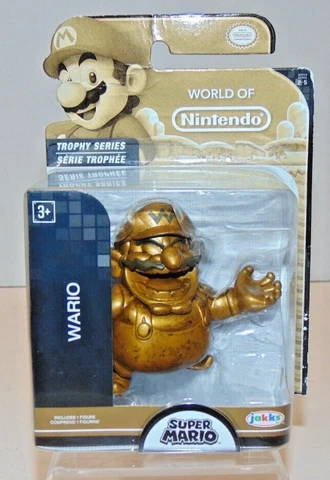 World of Nintendo Super Mario Bros Trophy Series WARIO Series 2-5 Brand New Cover