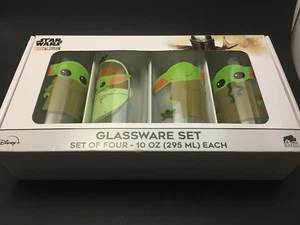 Star Wars Mandalorianische Glaswaren Set 4er-Pack Glasbecher - Bild 1 von 7