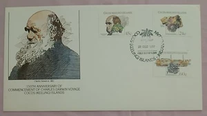 COCOS ISLANDS - 1981 - 150th ANNIV. OF COMMENCEMENT OF C. DARWIN VOYAGE - FDC - Picture 1 of 2