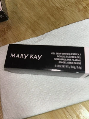 New In Box Mary Kay Gel Semi-Shine Lipstick Downtown Brown Full Size  183278 - Image 1 of 2