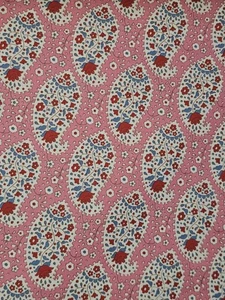 Tilda Jubilee Träne rosa Paisley Meterware x 43 cm Baumwolldruck - Bild 1 von 3