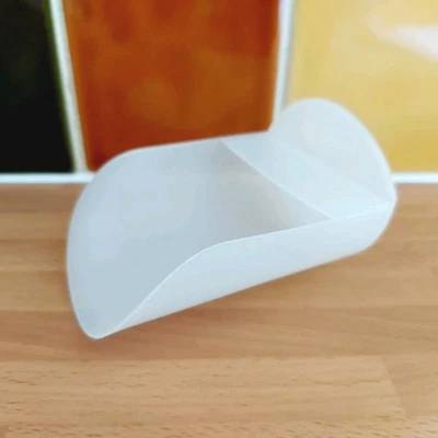 Tupperware Rocker Scoop Opaque White 292 - Flour Sugar Baking - Vintage Retro - Image 1 of 4