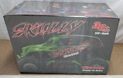 NOS Rare Limited Edition Traxxas Green Skully 1/10 RC Monster Truck - NEW SEALED - Image 1 of 4