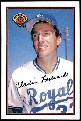 Charlie Leibrandt Kansas City Royals 1989 Bowman Baseball Card #116 - Image 1 of 2