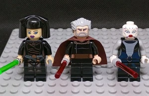 Lego Minifigures Lot Star Wars Count Dooku Luminara Unduli Asajj Ventress - Picture 1 of 4