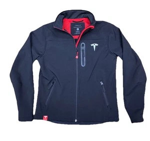 Tesla Motors Corporate Jacke schwarz Full Zip Fleece gefüttert Erwachsene XS - Bild 1 von 17