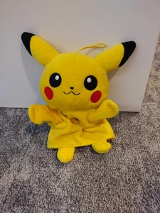 Pikachu Pokemon Hand Puppet Yellow Fits Adult's Hand 8 Inches  - Picture 1 of 6