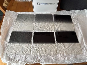Progrey 150mm x170mm Graduate Neutral Density  Filters x 6 (Hard and Soft sets) - Picture 1 of 6