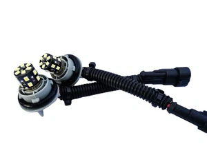 1pr (2PC) Aftermarket **LED** Polaris Headlight Bulbs 81169, 61189, 4030059 - Picture 1 of 9