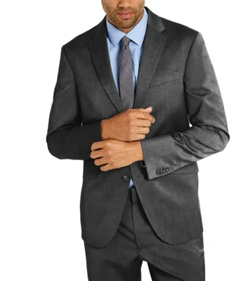 Kenneth Cole Men's  Suit Separate Suit Jacket, Dark Gray | 44 R - Image 1 of 3