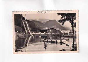 F6731) Ansichtskarte, HALLEIN - Strandbad Rutsche und UNTERSBERG alt - Bild 1 von 2