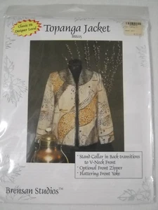 Chaqueta Topanga Talla S-XL Patrón Costura Brensan Studios BSS115 - Imagen 1 de 2