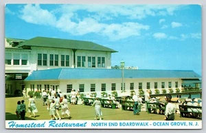 Postcard Homestead Restaurant North End Boardwalk Ocean Grove New Jersey - Picture 1 of 2
