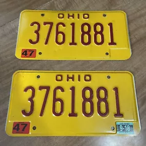 Ohio Metal License Plate Car DUI DWI Alcohol Drug Party Stoner Drunk Automobile - Picture 1 of 3