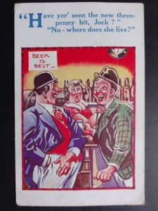 Pub & Coin Theme "HAVE YER SEEN THE NEW THREE PENNY BIT JOCK?" - Picture 1 of 1
