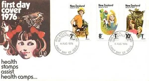 1976 FDC New Zealand - Health Stamps Assist health Camps - F27554 - Picture 1 of 2