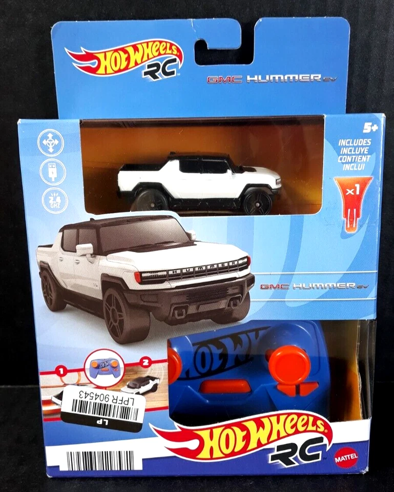 Hot Wheels RC HLT19 GMC Hummer EV Remote Control Car 1 64
