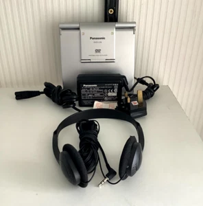 PANASONIC LS5 PORTABLE DVD/CD PLAYER WITH MAINS CHARGER PANASONIC DE-89 1AA - Picture 1 of 9