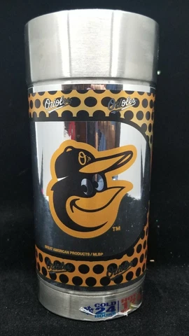 Baltimore Orioles 24 Oz Stainless Steel Tumbler Cover