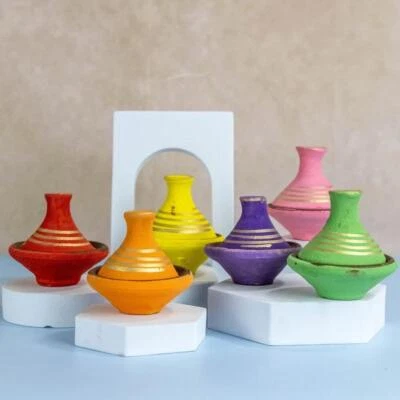 Rouge à lèvres Aker Fassi artisanal Naturel - Fait main au Maroc - Multicolore