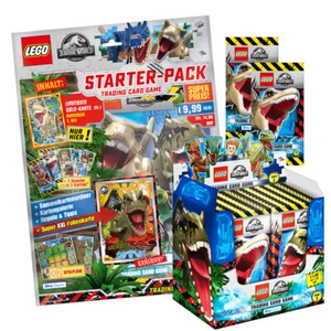 Blue Ocean LEGO Jurassic World Serie 2 Trading Cards Display Starter Booster - Zdjęcie 1 z 25