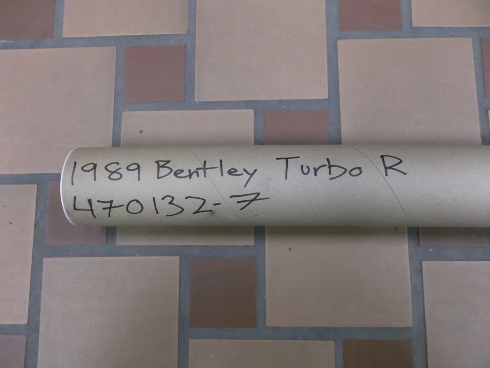 1989 Bentley Turbo R Large Format Electrical Wiring Diagrams Manual - Image 1 of 1